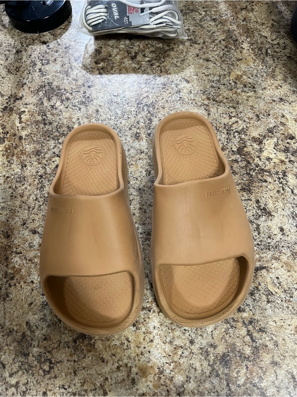 Free waters Cloud 9 Tan Slide Sandals